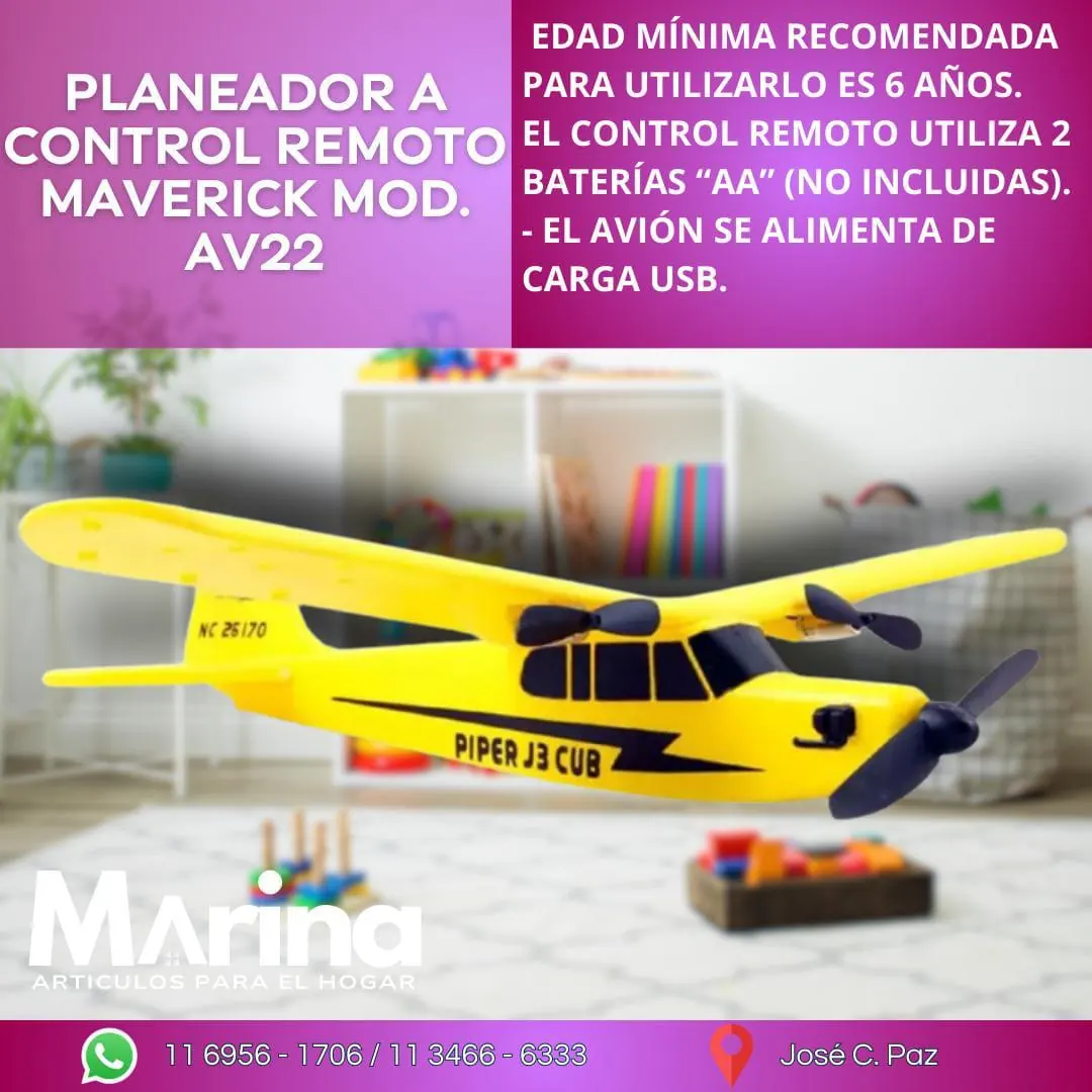 Planeador a Control Remoto Maverick AV22
